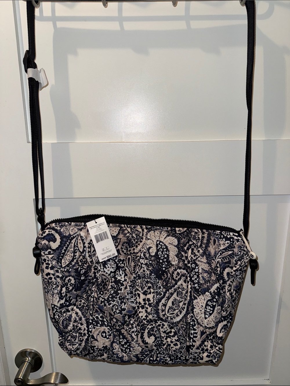 Vera Bradley Featherweight Crossbody in Stratford Paisley NWT